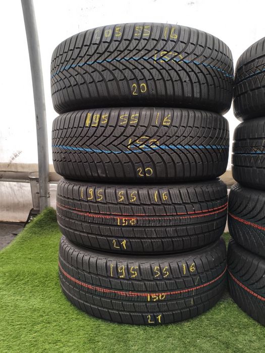 195.55.16 Firestone Hankook Goodyear 4 seasons m+s