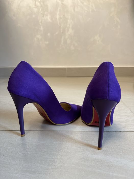 Pantofi stiletto mov