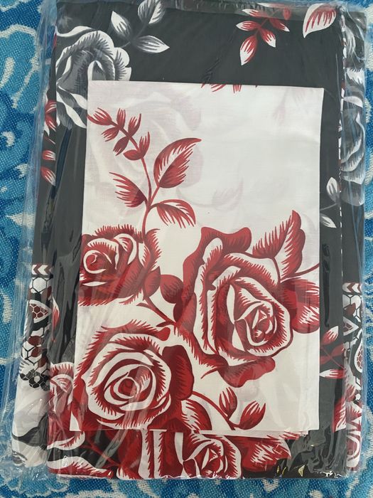 Единичен спален комплект от луксозна материя Ранфорс