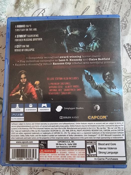 Resident Evil 2 ps4