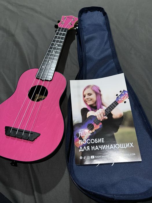 Укулеле flight TUS 35 pink