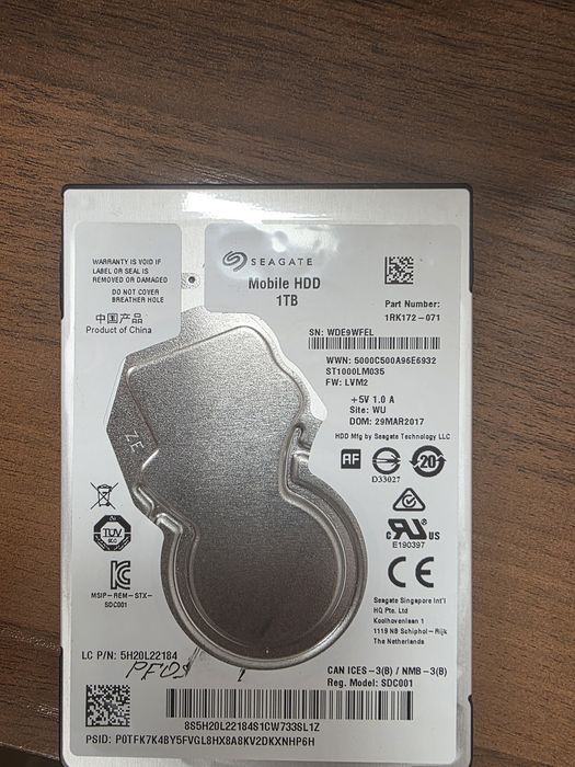 Продам диск от ноутбука и компьютера