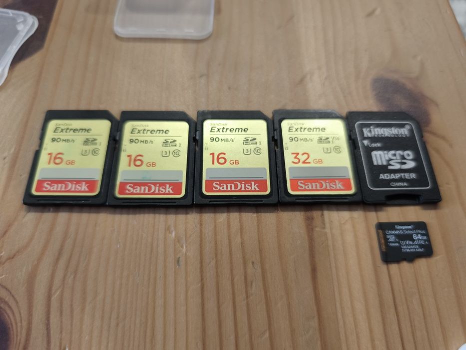 Карти памет SD / microSD – SanDisk Extreme + Kingston