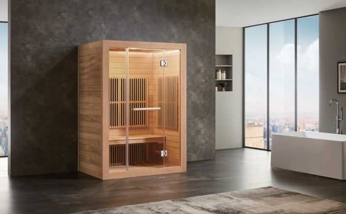 Инфракрасная дровяная САУНА. Первые руки/Sauna banya