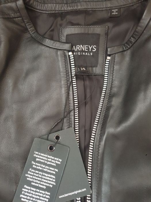 Чисто ново естествена кожа дамско яке яке