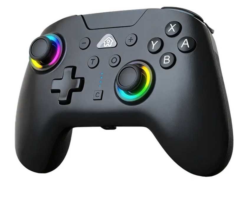 Controller wireless TOPWOLF HS-SW2504-BT pentru Nintendo Switch 2 – Hall Effect – RGB