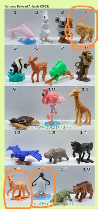 Киндер игрушки натунс