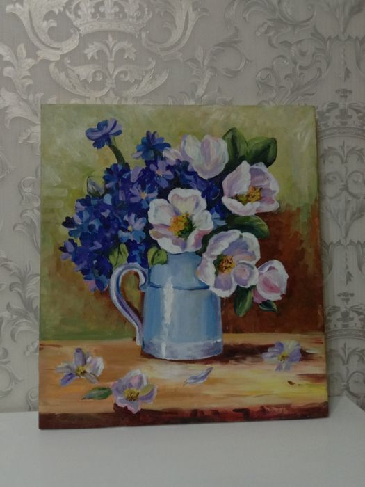 Работа с маслом своими  руками