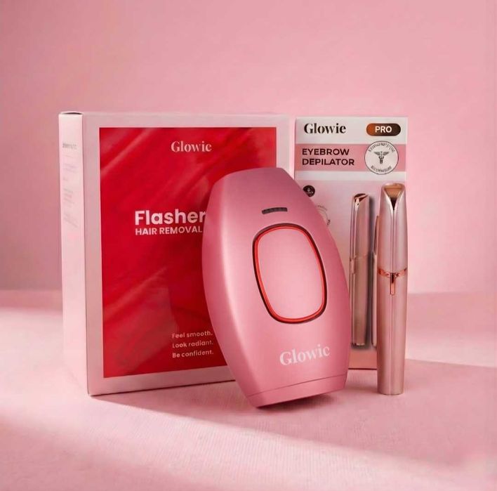 Комплект IPL фотоепилатор (лазерен) + депилатор за вежди + лосион