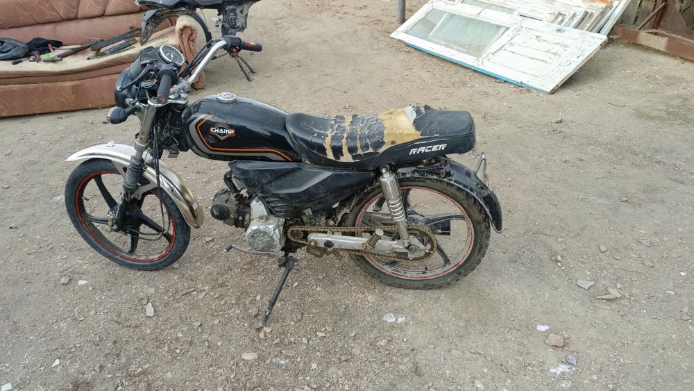 Мопед чамп на ходу