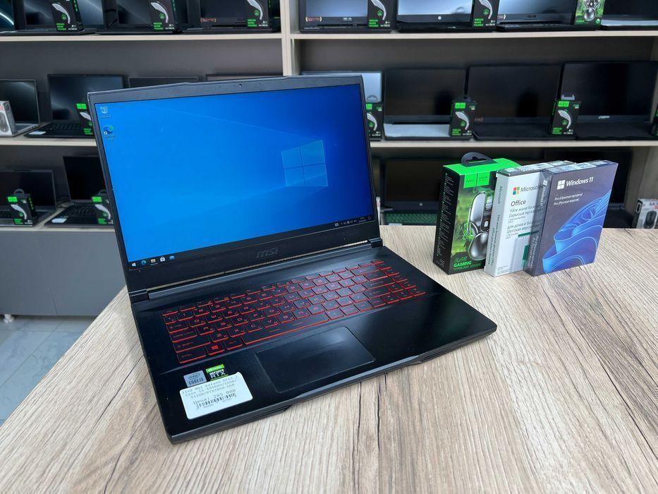 Ноутбук MSI Gaming Laptop 15 для игр / Core i5-10500H / 16GB / RTXS10