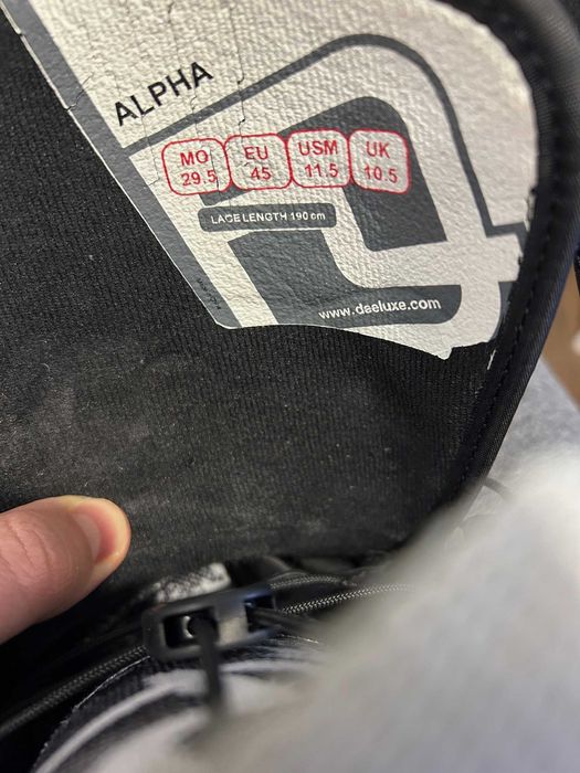 Boots Snowboard Deeluxe Alpha 44.5