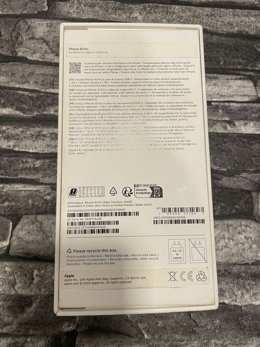 Apple Iphone 16 Pro *256GB*Factura*GARANTIE