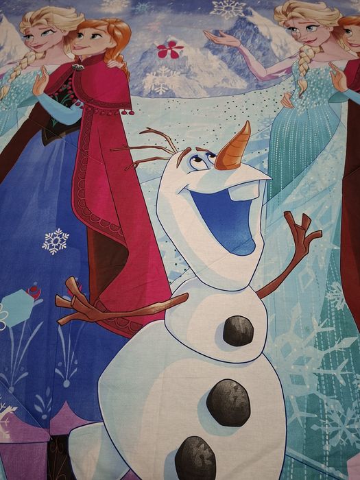 Frozen Елза и Ана комплект - завивка и чаршаф за приста