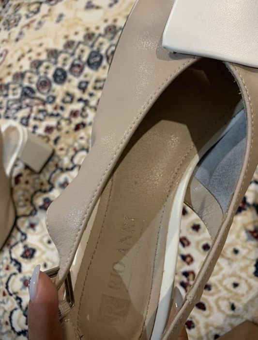 Туфли босоножки кожа