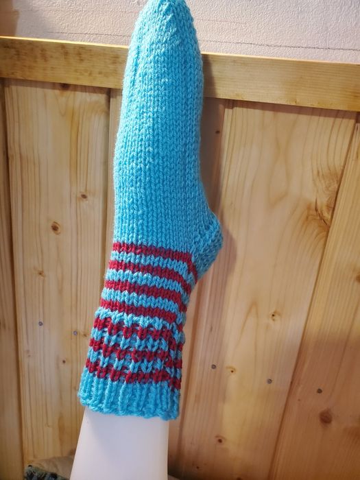 Ръчно плетени дамски чорапи , размер 38