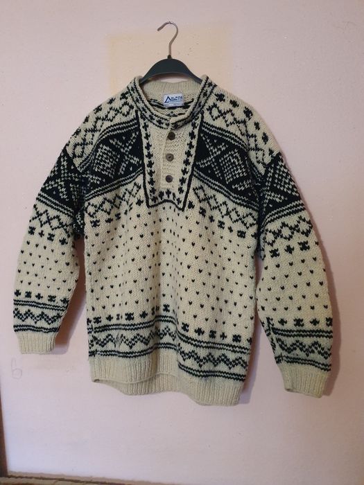 Pulover lână XL Alpine Austria Handmade