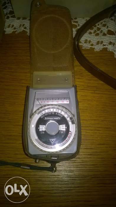 Aparat foto Smena, toc original, blitz, ap. luminozitate, aparat mărit