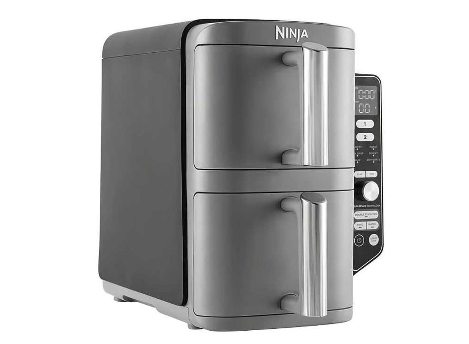 Friteuza cu aer cald Ninja Double Stack XL SL451 cu 6 functii de gatit
