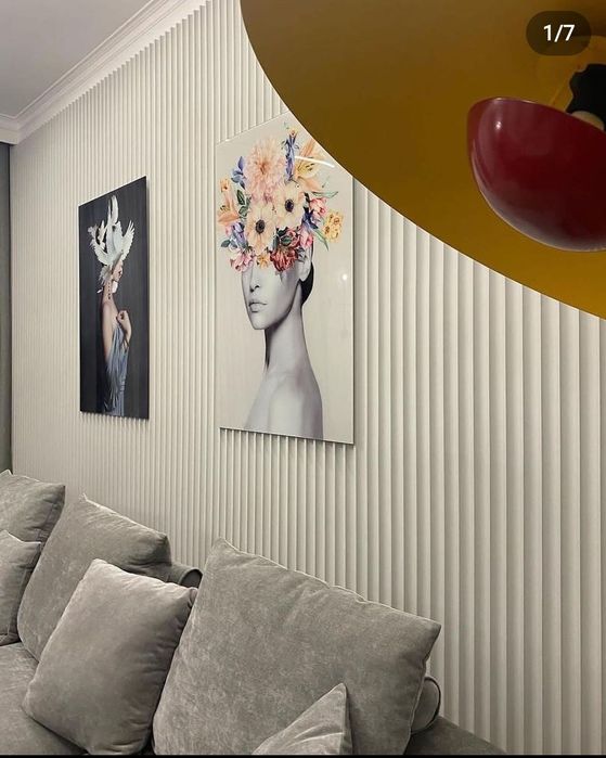 Гипсовая лепнина 3д панели из гипса