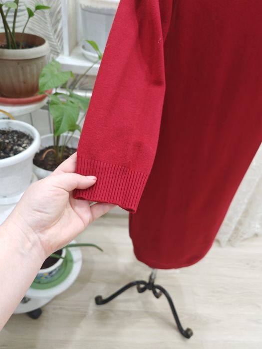 Платье цвет бордо