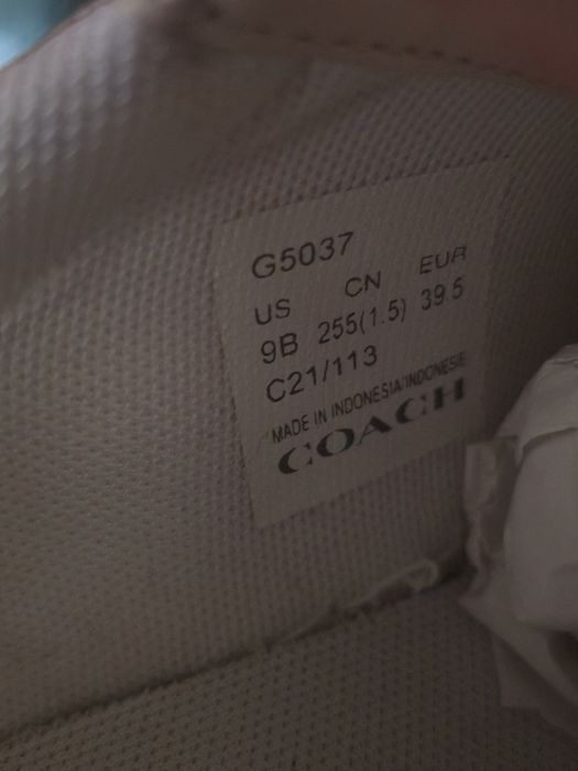 Coach Lowline Jacquard нови оригинални дамски сникърси