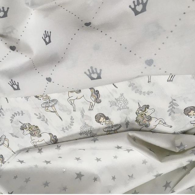 Ранфорс с глиттером(Турция)