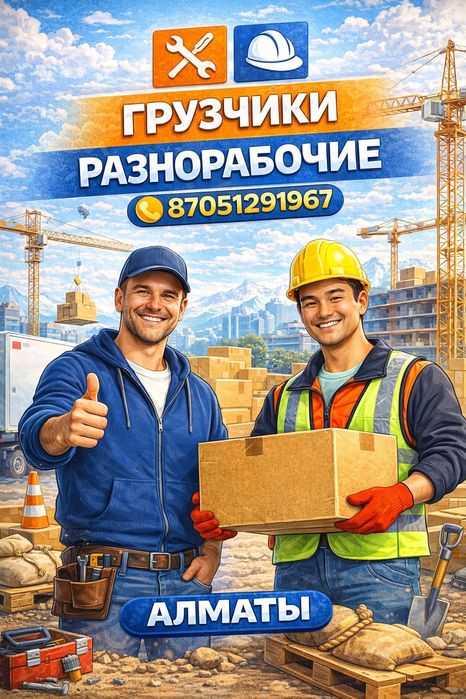 Грузчики Разнорабочие ИП