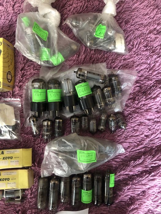 Радиолампы СССР разные, цены договорные