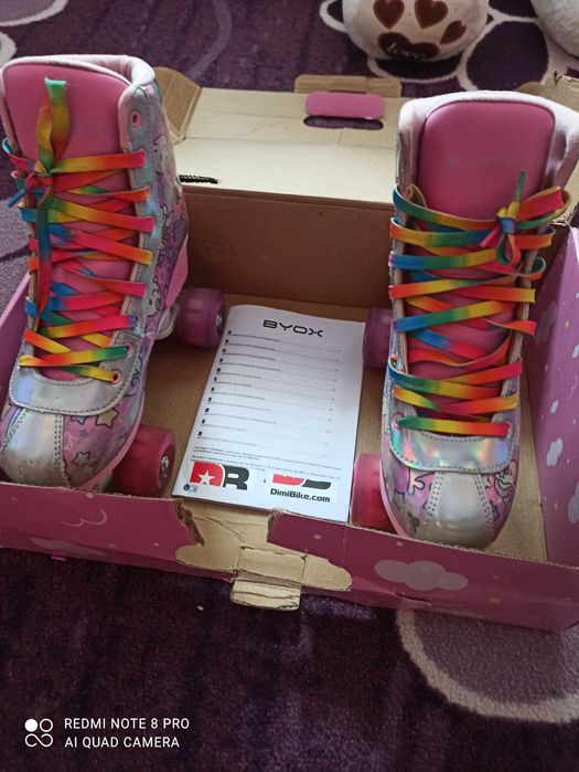 Розови кънки BYOX