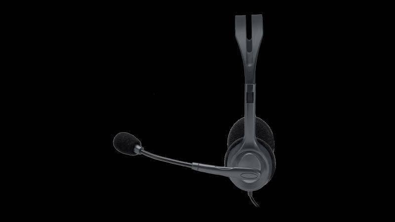 Logitech H111 — Проводная стереогарнитура с разъемом 3,5 мм
