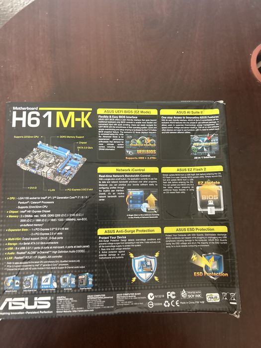 Vand placa de baza asus h61m-k