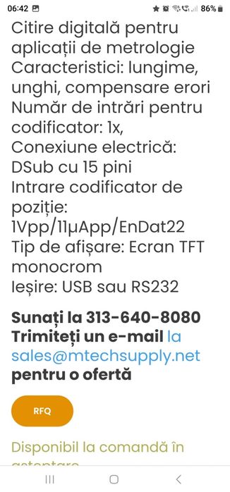 HEIDENHAIN ND280 cititor pentru metrologie in perfecta stare