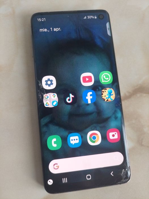 Vând Samsung Galaxy S10 de 128Gb [plin cu jocuri] [probleme la touch]