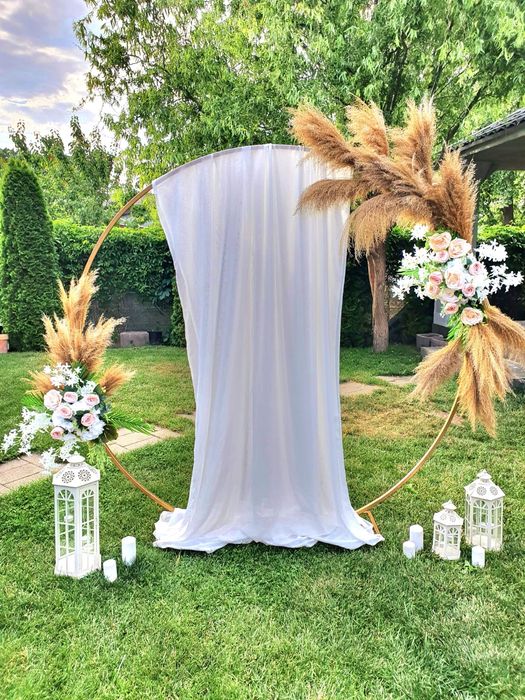 Aranjament Decor Arcada Flori Evenimente Nunta Botez