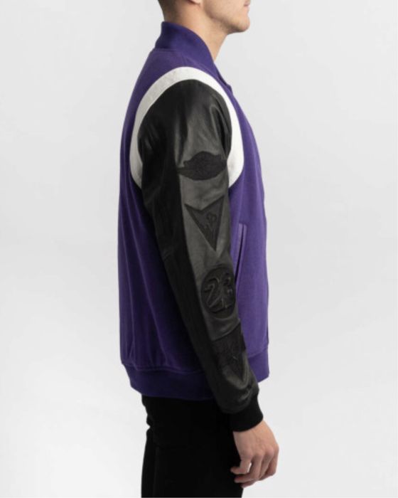 Мъжко бомбър яке Nike Jordan DNA Varsity / ест.кожа / - размер L/XL