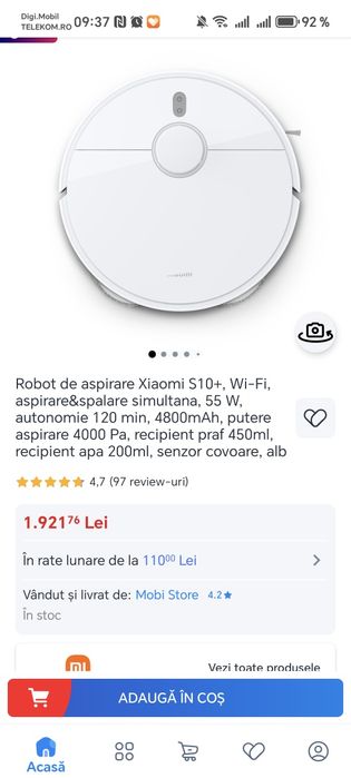 Xiaomi aspirator s10+