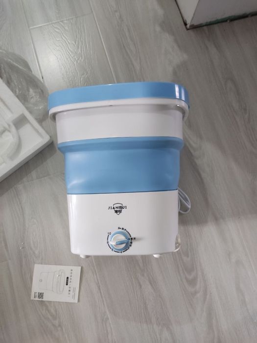 Mini stiralka. Мини стиральная машинка, складная. Ведро. Новая.