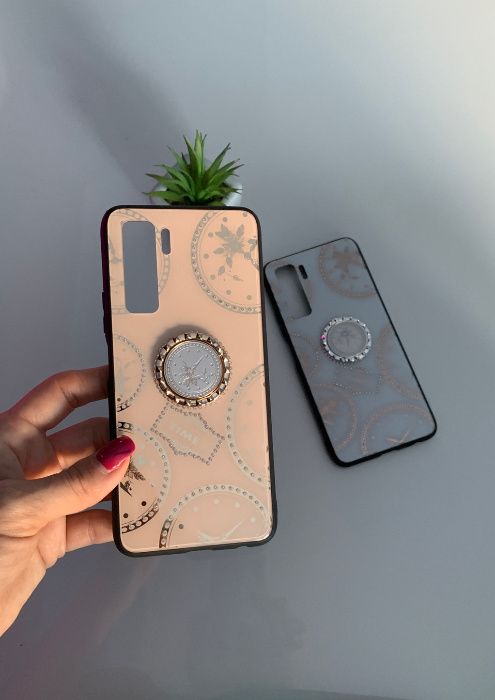 Husa pietricele / inel model TIME Huawei P40 Lite 5G