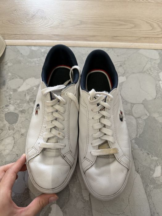 Кеды Lacoste белые
