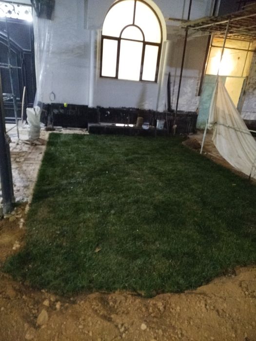 Gazon ekamiz Urug' Sepamiz Landshaft Va Dizayn Ishlarini Qilamiz