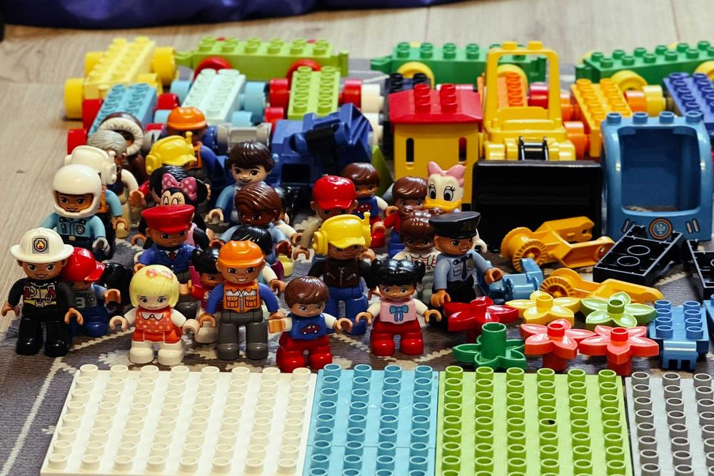 Mega lot LEGO DUPLO original – 8.2 kg, 500-550 piese, stare excelentă