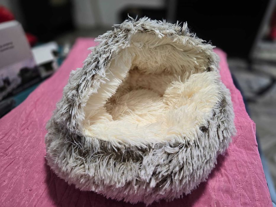 Culcus pentru pisici si caini de talie mica si medie, diagonala 40 cm