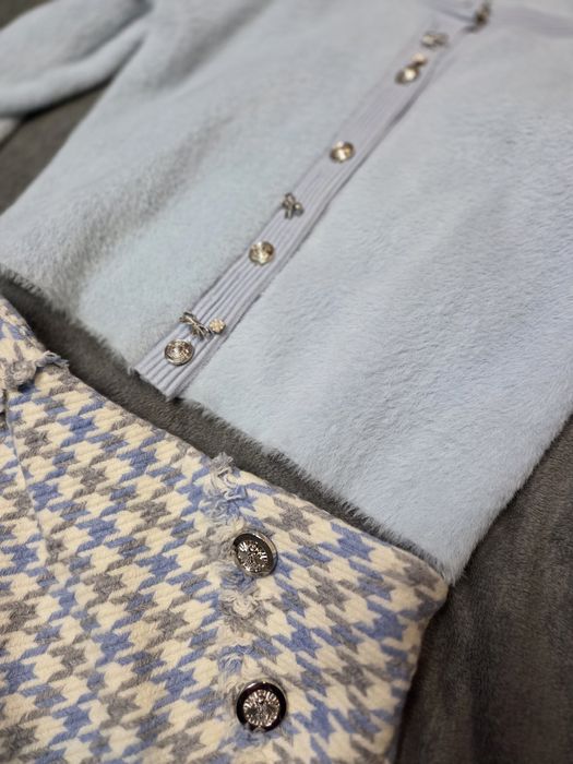 Къси жилетки бежова и синя Avin пола