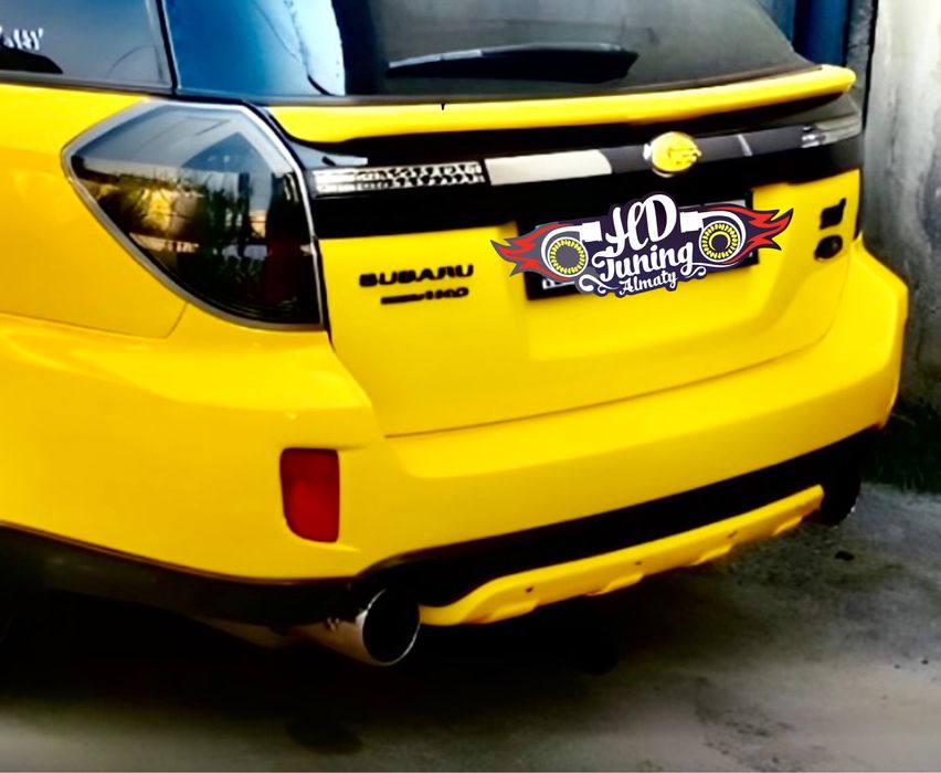 Накладка Liberal на задний бампер Subaru Outback BP Рестайлинг