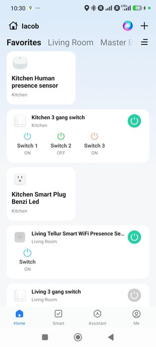 Automatizare Smart Home priza, switch, termostat, senzor Smart