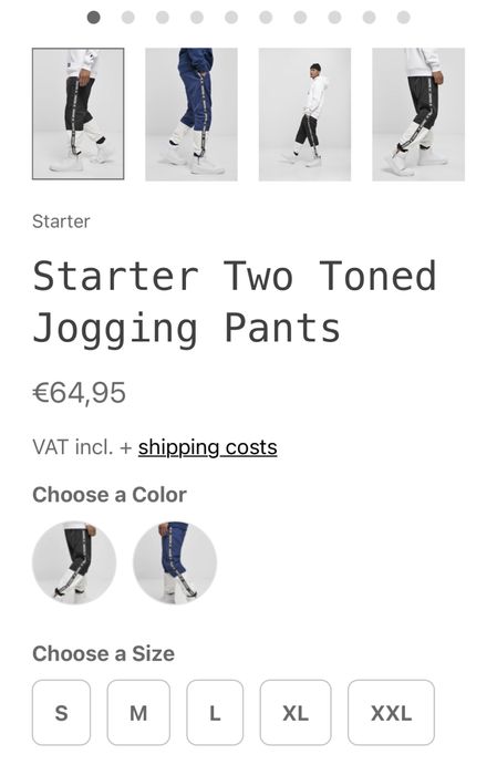 Starter Black Label Two Toned Jogging ОРИГИНАЛ мъжко долнище - S/М/XL