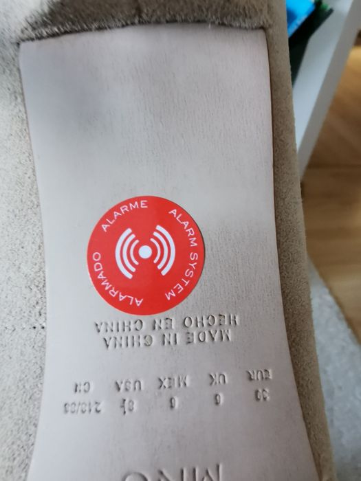 Pantofi stiletto piele naturala 39