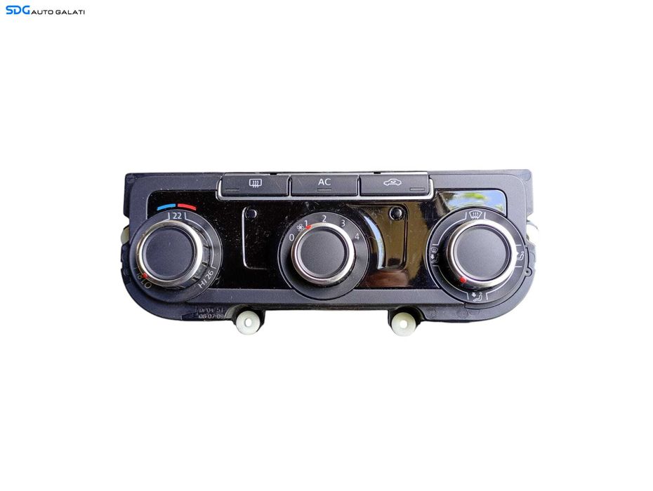 Panou Modul Unitate Comanda AC Aer Conditionat Clima Climatic Volkswagen Passat B7 2010 - 2015 Cod 3C8907336H 5HB009751 [LC0614]