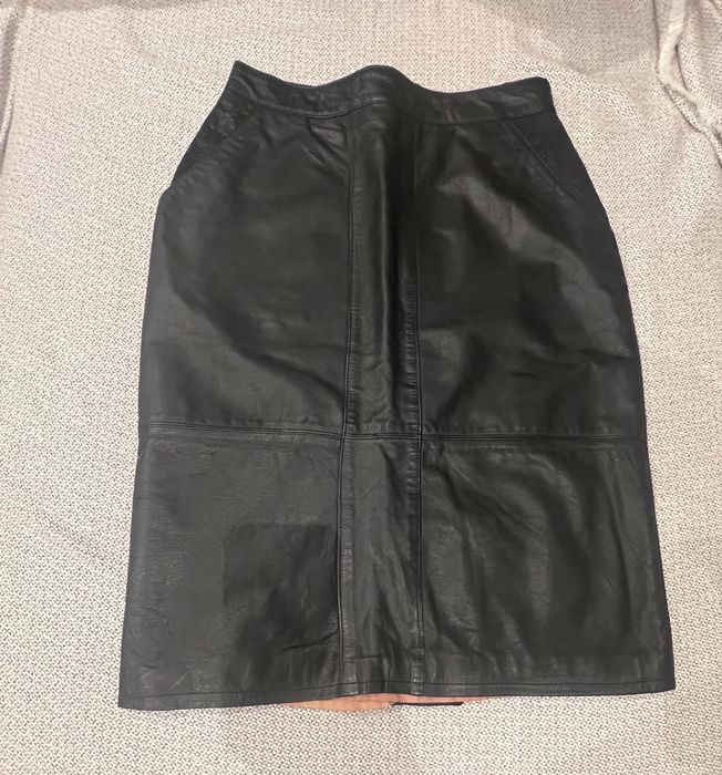 Fusta clasica din piele Vingar